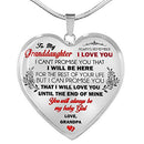Gift For Granddaughter From Grandpa gifts - Luxury Necklace Silver On Birthday