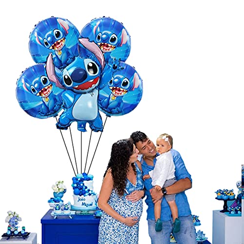 5Pc Lilo and Stitch Balloons, Lilo and Stitch Party Decoration