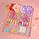Multicolor Hair Ties For Women Girls,Elastic Ponytail Holders Rubber Band For Thick Hair