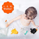Baby Bath Toys Floating Wind-up Toys Swimming Pool Games Water Play Set