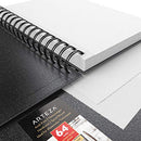 Watercolor Sketchbook, Pack of 3, 5.5 x 8.5 Inches, 32 Sheets — 64 Pages Each