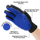 Pet Grooming Glove - Gentle Deshedding Brush Glove - Efficient Pet Hair Remover