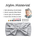 Prohouse 16PCS Baby Nylon Headbands Hairbands Hair Bow Elastics for Baby Girls Newborn Infant Toddlers Kids