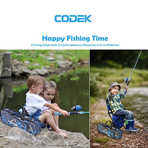 Kids Fishing Pole Set with Full Starter Kits 2 Set Portable Telescopic Fishing Rod
