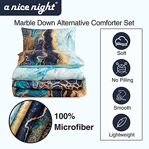 A Nice Night Marble Like Burning Mountain Printed Bedding Set,Retro Style