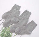 10 Pack Athletic Cotton Basic Crew Socks Autumn School Uniform Casual Sports,Plain Grey