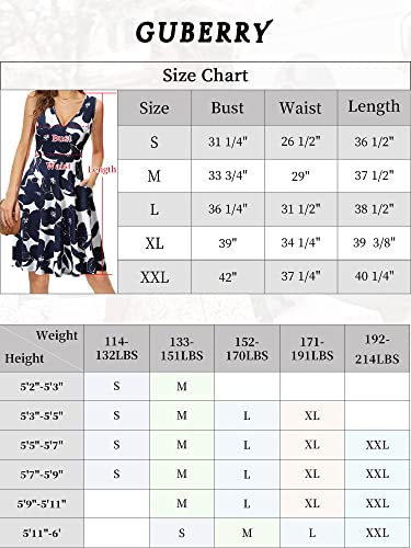 Womens Navy Dress Deep V Neck Wrap Floral Sleeveless Summer Midi Sundress