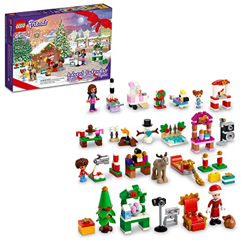 LEGO Friends 2022 Advent Calendar 41706 Building Toy Set; 24 Gifts and Holiday Toys