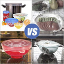 Silicone Stretch Lids 14 Pack Include 2Pcs XXL Size up to 9.8'' Diameter, Reusable