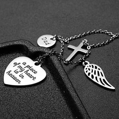 Memorial Necklace for Loss of Son Sympathy Gifts in Memory of Son
