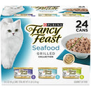 Gravy Wet Cat Food Variety Pack, Seafood Grilled Collection - (24) 3 oz. Cans
