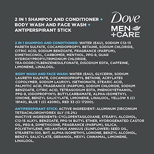 Dove Men+Care Hair + Skin Care Regimen Personal Care for Men