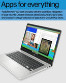 HP Chromebook 14 Laptop, Intel Celeron N4120, 4 GB RAM, 64 GB eMMC, 14" HD Display,