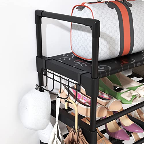 Shoe Organizer 8 Tiers Shoe Rack 36-42 Pairs Shoe and Boots Durable Metal