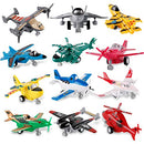 Liberty Imports Set of 12 Pull Back Airplanes Vehicle Playset - Variety Pack