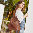 Women Backpack Purse Leather Fashion Travel Casual Detachable Shoulder Bag