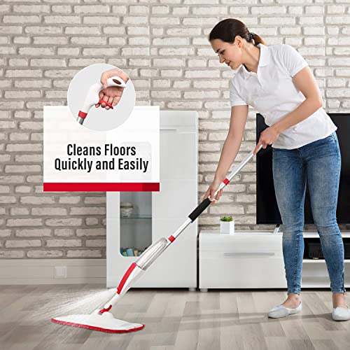 Mops for Floor Cleaning Wet Spray Mop with a Refillable Spray Bottle