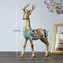 Good Luck Deer Decor, Deer Figurine Home Decor, Deer Statues Decorations for Home