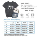 Dog Mom Tshirts for Women Funny Dog Paw Graphic Print Short Sleeve