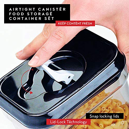 Airtight Food Storage Containers with Lids – 4 Piece Set Air Tight Kitchen Storage