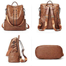 Women Backpack Purse Leather Fashion Travel Casual Detachable Shoulder Bag