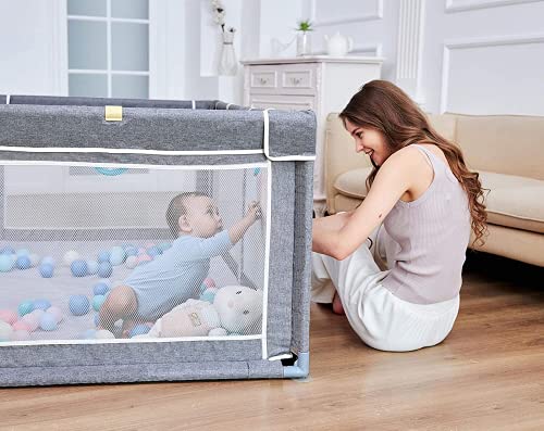 Baby Playpen for Toddler, Extra Large Baby Playard, Infant Safety Activity Center