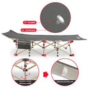 Camping Cot, 450LBS(Max Load), Portable Foldable Outdoor Bed with Carry Bag