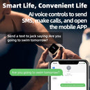 Smart Watch Answer/Make Calls, Fitness Watch with AI Control Call/Text, Android Smart