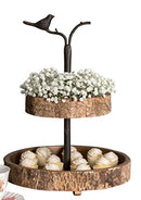Bird and Birch Two Tiered Tray (Tan & Cream) (1)