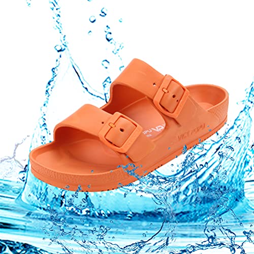 Womens Sandals Adjustable Double Buckle Strap Waterproof