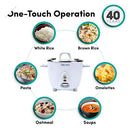 Select Stainless Rice Cooker & Warmer with Uncoated Inner Pot, 6-Cup(cooked)