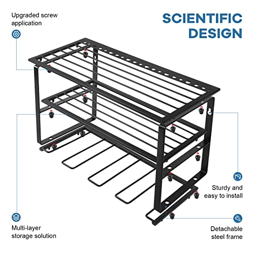 Amoowis Power Tool Organizer, Garage Organization with 7 Drill