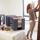 Lifewit Clothes Storage Bag 90L Large Capacity Organizer with Reinforced Handle