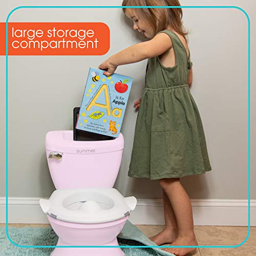 Summer My Size Potty with Transition Ring & Storage, Pink – Realistic Potty Training