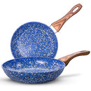 Nonstick Frying Pans,Granite Frying Pans with Stone-Derived Coating, Stone Fry Pan