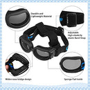 Pet Dog Helmet and Dog Goggles Set 4 Inch Padded Pet Motorcycle Helmet