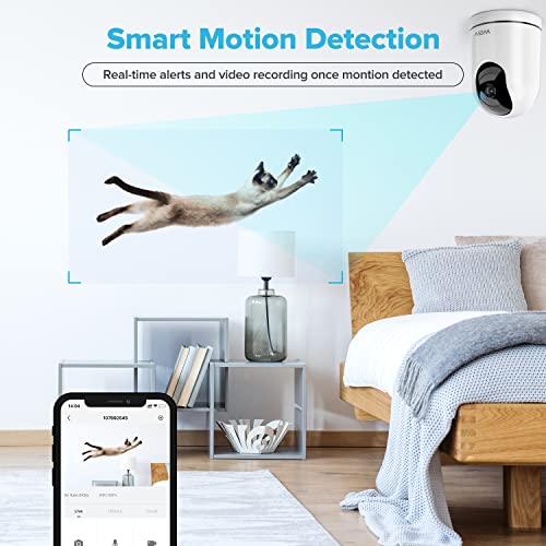 Security Camera -2K Cameras for Home Security with Smart Motion Dection, Night Vision