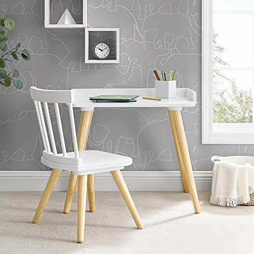 Kids' Desk & Chair Set-Greenguard Gold Certified-Ideal for Arts & Crafts, Snack Time, Studying