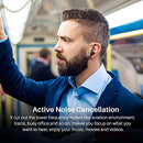 Hybrid Active Noise Cancelling Wireless Earbuds, in-Ear Detection Headphones