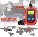 Universal OBD2 Scanner Car Code Reader, Turn Off Check Engine Light, Read & Erase
