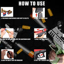 Toy Gun,Soft Foam Bullets, Soft Bullet Toy Gun,Cool Toy Pistol.with 60 Pcs EVA Darts