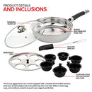 Egg Poacher Pan -Stainless Steel Poached Egg Cooker –Perfect Poached Egg Maker