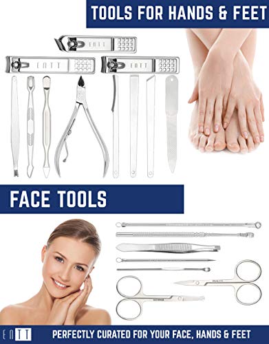 Pedicure Kit Manicure Set - Grooming Kit for Men, Women Pedicure Tools