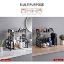 Spice Rack Organizer for Countertop, DUSASA 2-Tier Seasoning Organizer