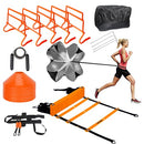 Upgraded Agility Ladder Set, Agility Training Equipment - 5 Adjustable Hurdles
