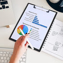 A5 Clipboards 10 Pack Set, Clipboard PVC with Low Profile Clip 7''x 10.2'' Letter Size