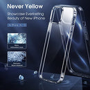 Crystal Clear for iPhone 14 Case & iPhone 13 Case, [Not Yellowing] [Military Grade Drop