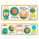 FUN LITTLE TOYS Kids Play Tent, Pop Up Tent with Kids Camping Gear Set, Outdoor Toys Camping Tools Set for Kids, 18 Pieces