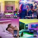 BIHRTC Led Strip Lights 5050 Rgb 600leds 32.8ft Led Lights