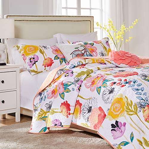 Watercolor Dream Quilt Set, 3-Piece King/Cal King